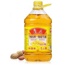  鲁花 食用油 5S 物理压榨 压榨一级 花生油4L （新老包装随机发放）