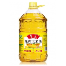 鲁花 食用油 非转基因 物理压榨 玉米油6.18L （京东定制）新老包装随机发放 