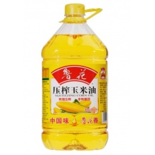 鲁花 食用油 非转基因 玉米油 桶装 5L