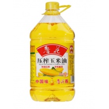 鲁花 食用油 非转基因 玉米油 桶装 5L