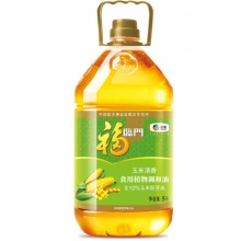 福临门 食用油 玉米清香食用植物调和油5L 中粮出品