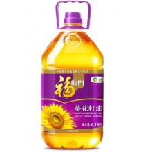 福临门 食用油 压榨一级充氮保鲜葵花籽油6.18L 中粮出品 