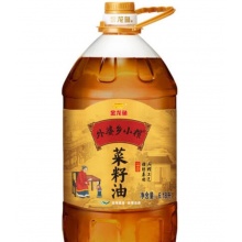 金龙鱼 食用油 外婆乡小榨菜籽油6.18L