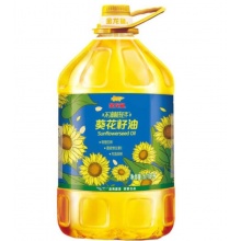 金龙鱼 食用油 物理压榨葵花籽油6.18L 