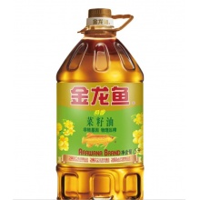   金龙鱼 食用油 非转基因 压榨 特香菜籽油5L 