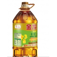   金龙鱼 食用油 非转基因 压榨 特香菜籽油5L 