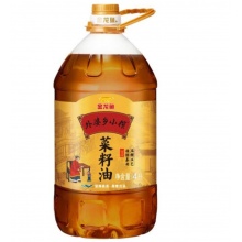 金龙鱼 食用油 非转基因 压榨外婆乡 小榨 菜籽油 4L 